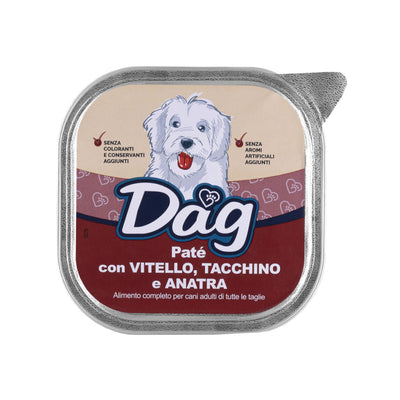 Dag Dog Paté Tacchino vitello anatra 300g