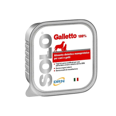 DRN Dog Cat SOLO Galletto 100g