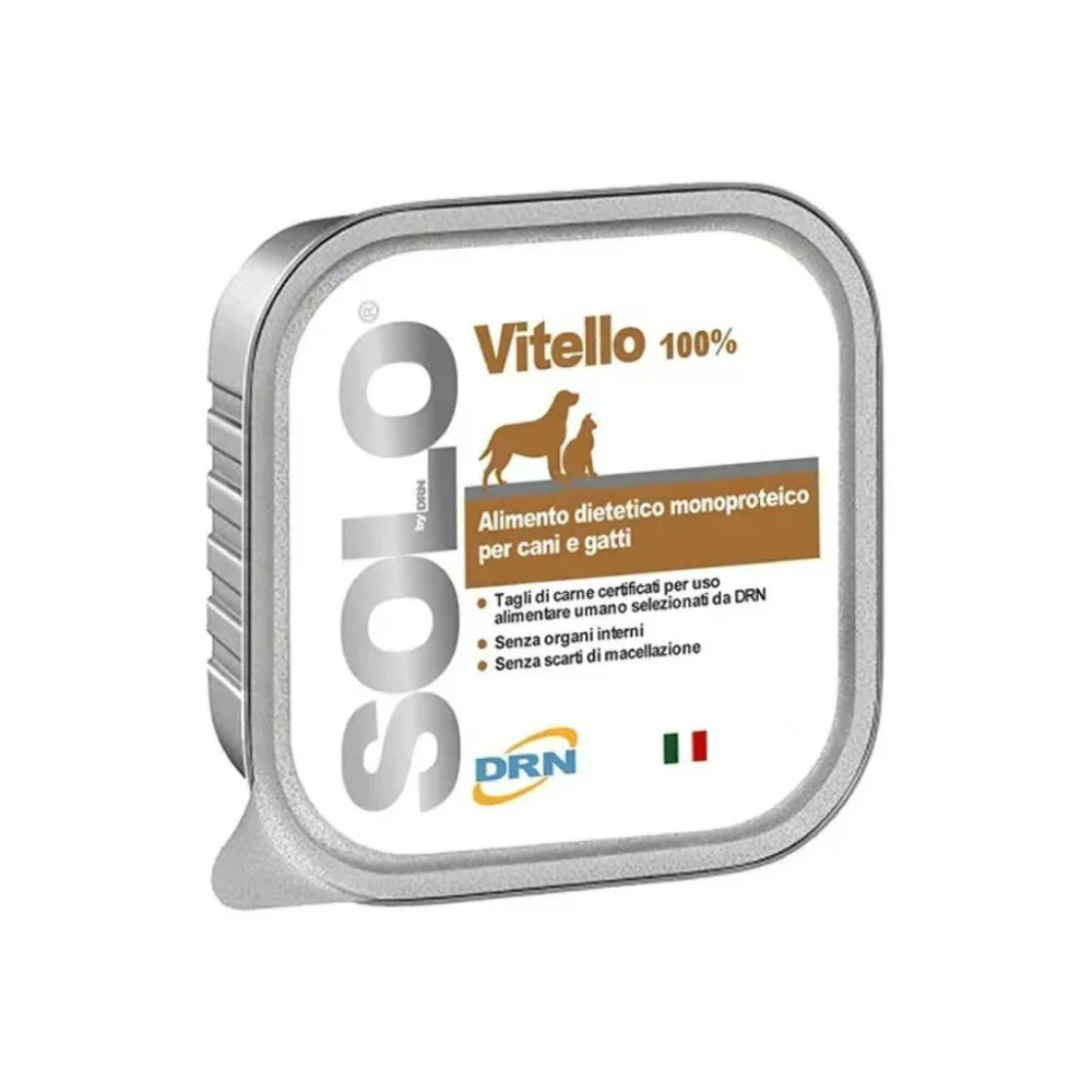 DRN Dog Cat SOLO Vitello 100g