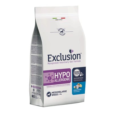 Exclusion Hypo Dog Medium Pesce 12kg