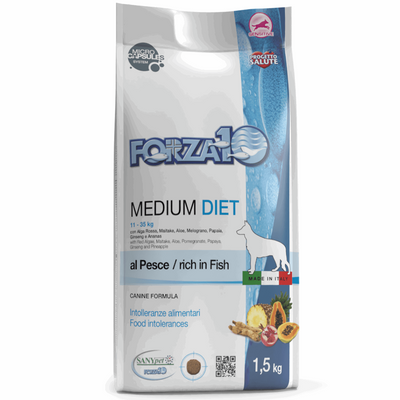 Forza10 Medium Diet pesce 1,5kg - happy4pets.it 