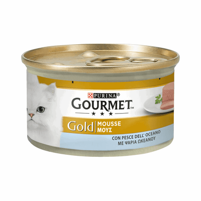 Gourmet Gold Mousse pesce - happy4pets.it 