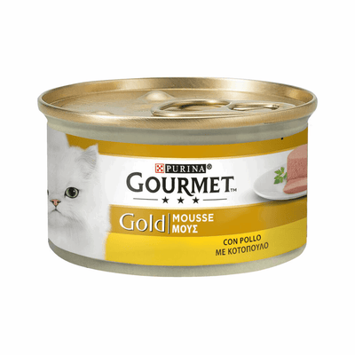 Gourmet Gold Mousse pollo - happy4pets.it 