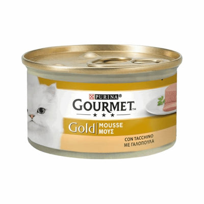 Gourmet Gold Mousse tacchino - happy4pets.it 