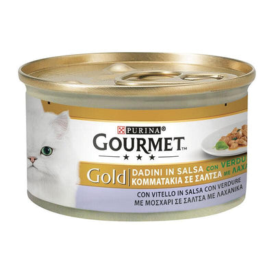 Gourmet Gold Dadini vitello verdure 85 g - happy4pets.it 