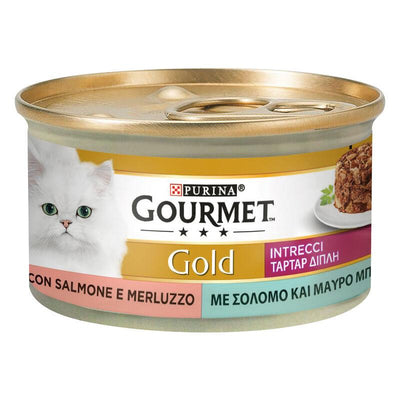 Gourmet Gold Intrecci salmone merluzzo 85 g
