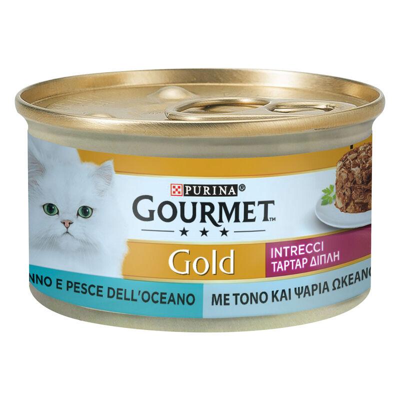 Gourmet Gold Intrecci tonno pesce 85 g - happy4pets.it