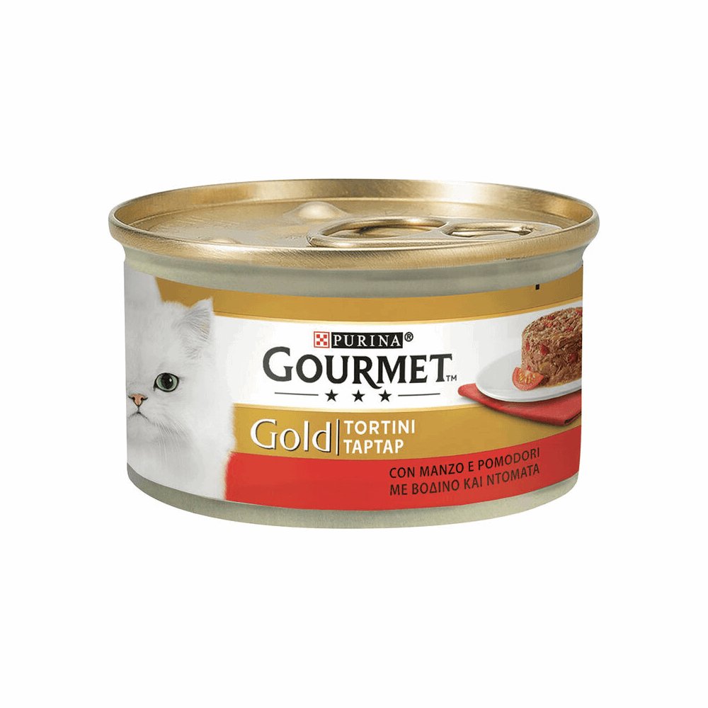 Gourmet Gold Tortini manzo pomodori - happy4pets.it 