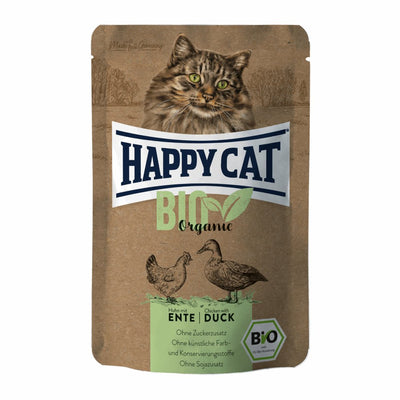 Happy Cat Bio Organic Pollo anatra - happy4pets.it 