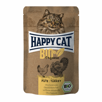 Happy Cat Bio Organic Pollo Tacchino - happy4pets.it