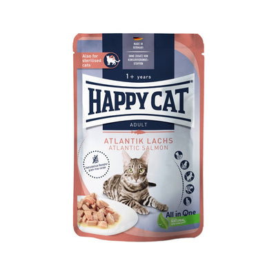 Happy Cat Meat in Sauce Salmone - happy4pets.it 