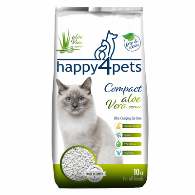 Happy4Pets Lettiera Aloe Vera 10lt - happy4pets.it 