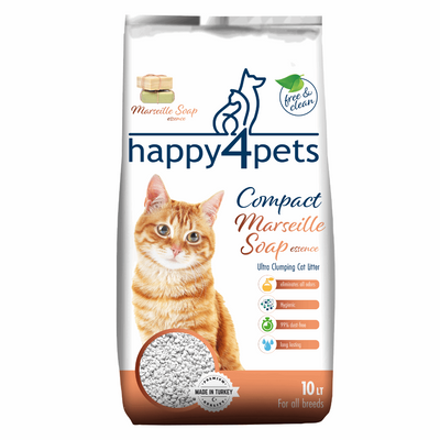 Happy4Pets Lettiera Marsilla Soap 10lt - happy4pets.it 