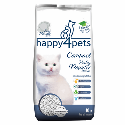 Happy4Pets Lettiera Baby Powder 10lt - happy4pets.it 