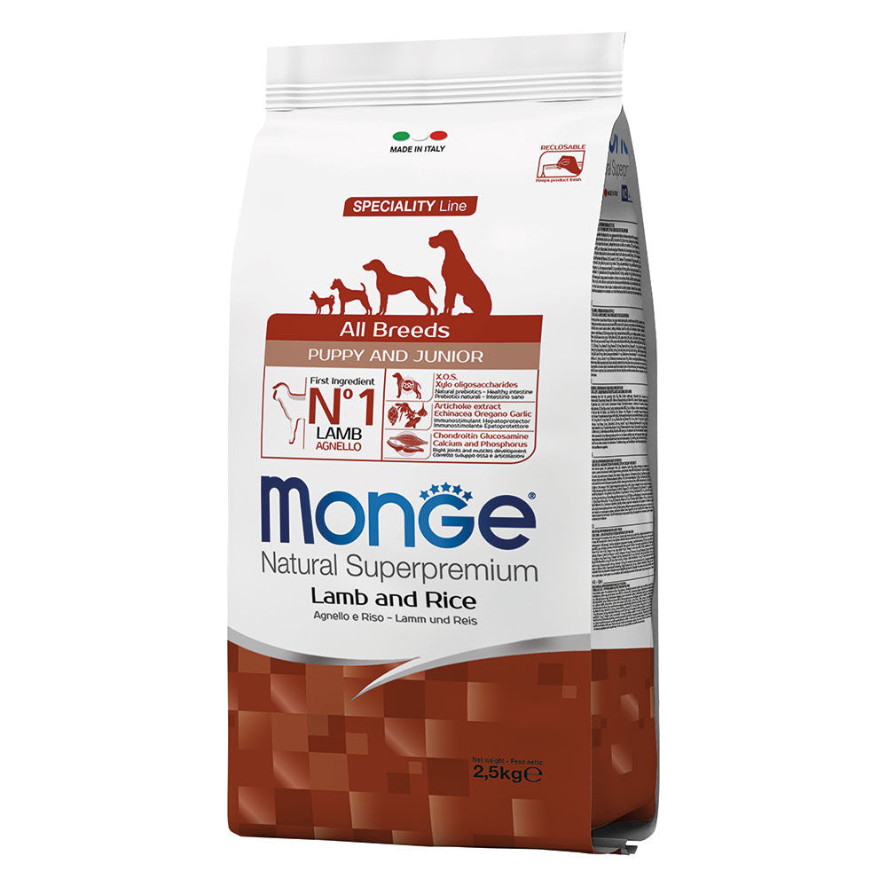 Monge Puppy Junior agnello 12 kg - happy4pets.it 