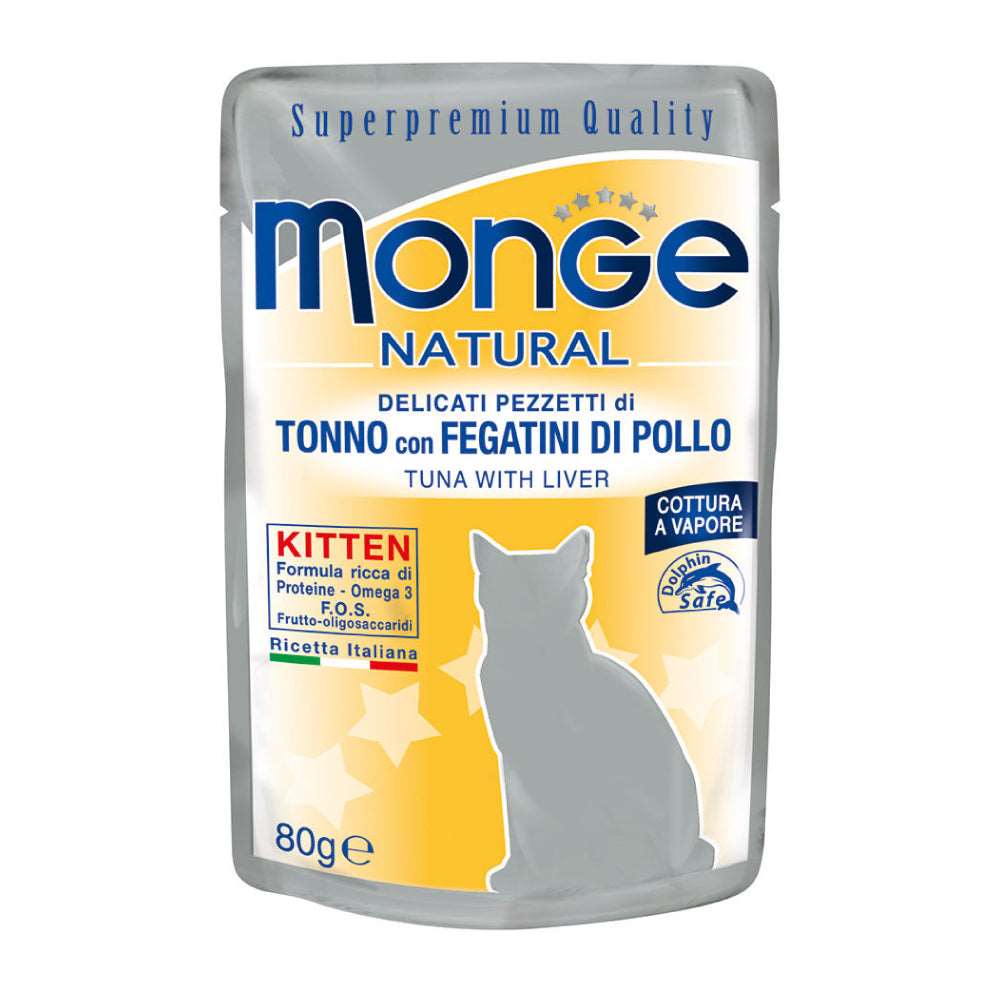 Monge Cat Natural Kitten tonno pollo - happy4pets.it 