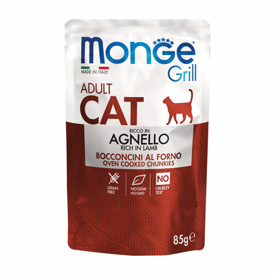 Monge Cat Grill Adult agnello - happy4pets.it 