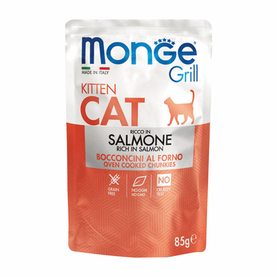 Monge Cat Grill Kitten salmone - happy4pets.it 