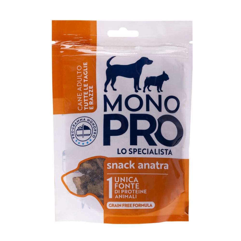 Monopro Snack Anatra 100 g - happy4pets.it 