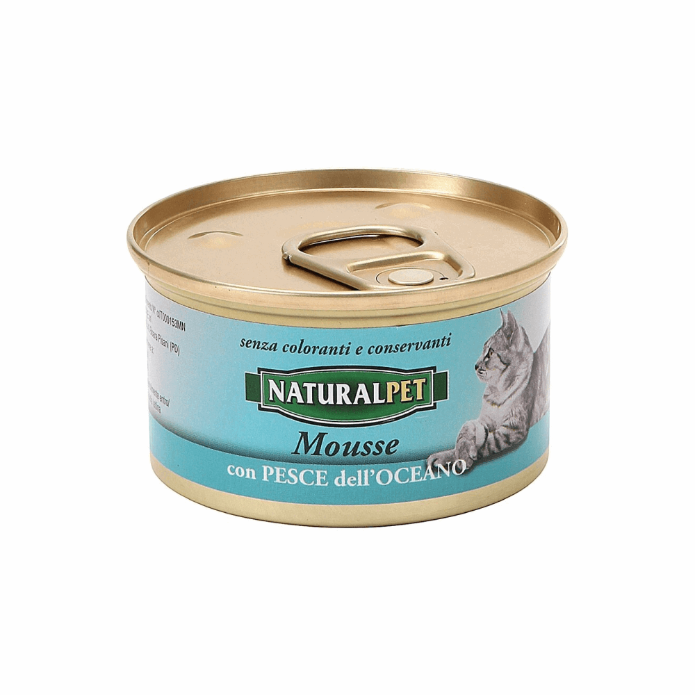 Naturalpet Cat Adult Mousse pesce - happy4pets.it 