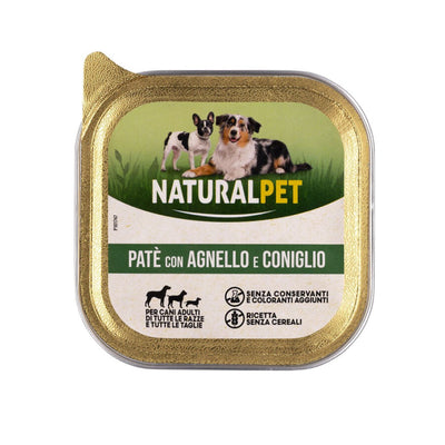 Naturalpet Dog Adult Paté Agnello coniglio