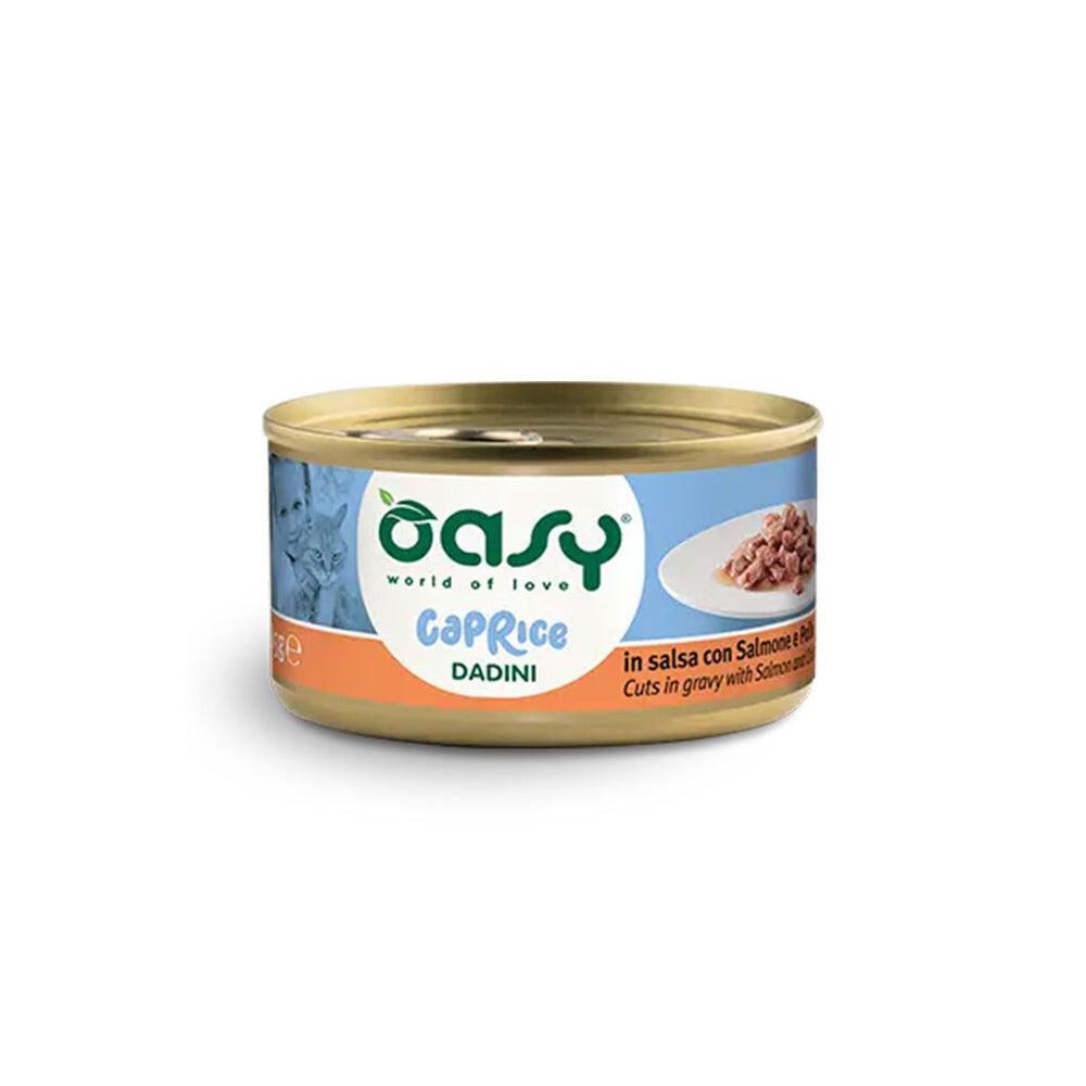 Oasy Caprice Dadini salmone pollo 85g