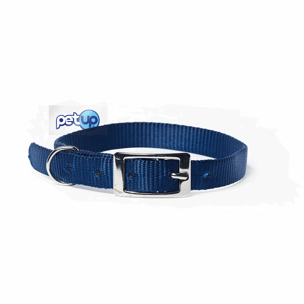 PetUp Collare Nylon Blu - happy4pets.it 