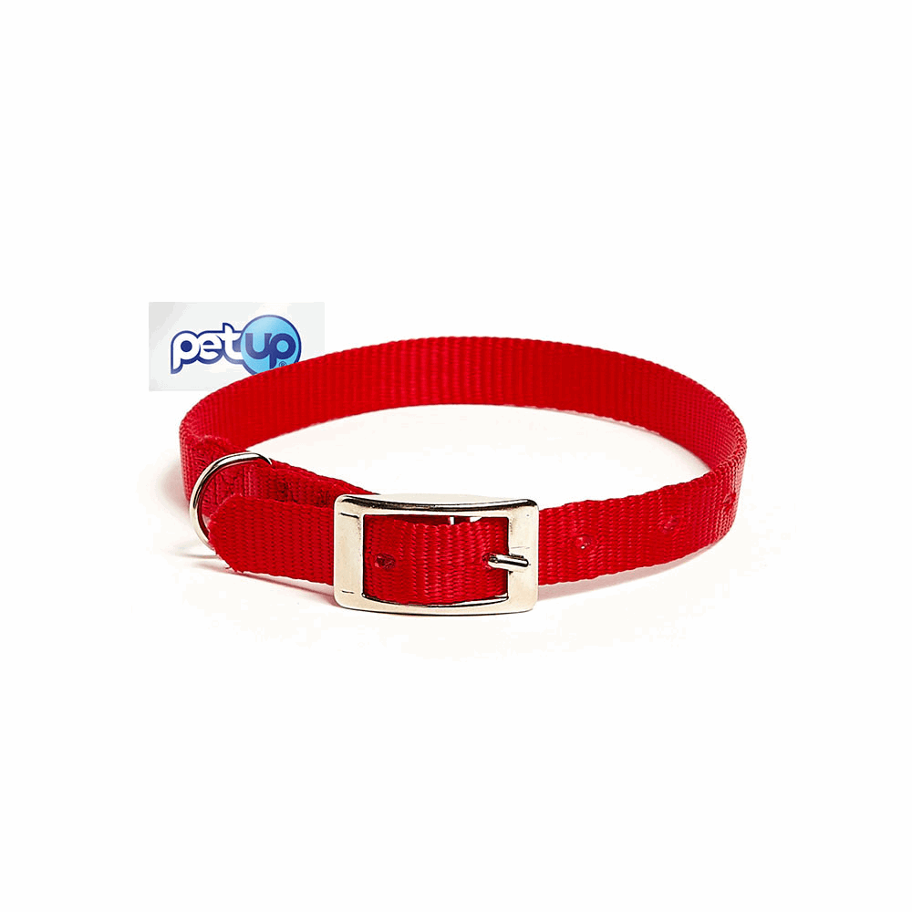 PetUp Collare Nylon Rosso - happy4pets.it 