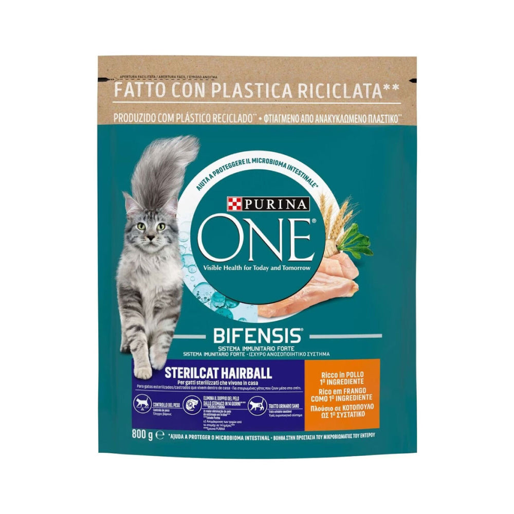 Purina One Bifensis Sterilcat Hairball 800g