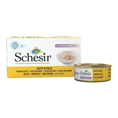 Schesir Cat Pollo al naturale 6x50 g