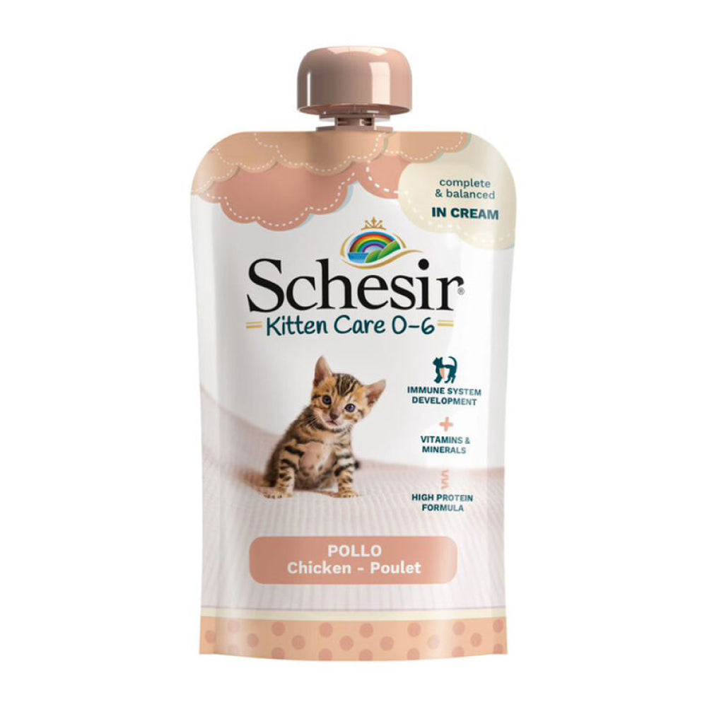 Schesir Cat Kitten Pollo 150 g - happy4pets.it