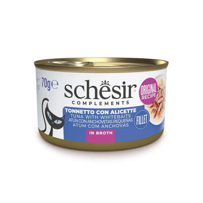 Schesir Cat Tonnetto alicette brodo 70g