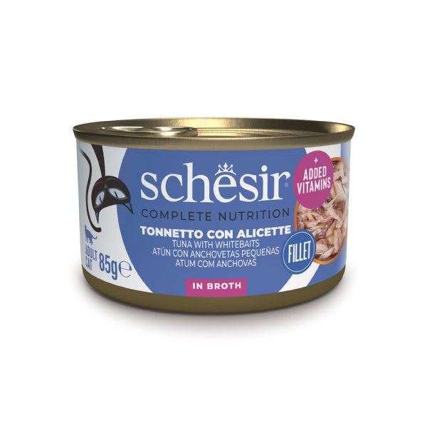 Schesir Cat Tonnetto alicette brodo 85g