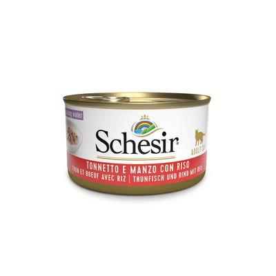 Schesir Cat Tonno manzo riso 85 g