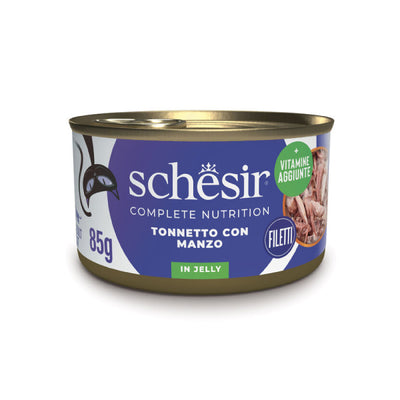 Schesir Cat Tonnetto manzo jelly 85g