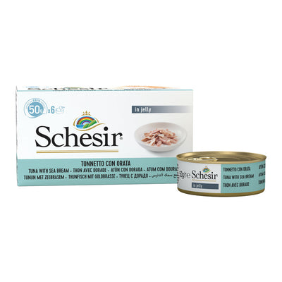 Schesir Cat Tonnetto orata 6x50 g