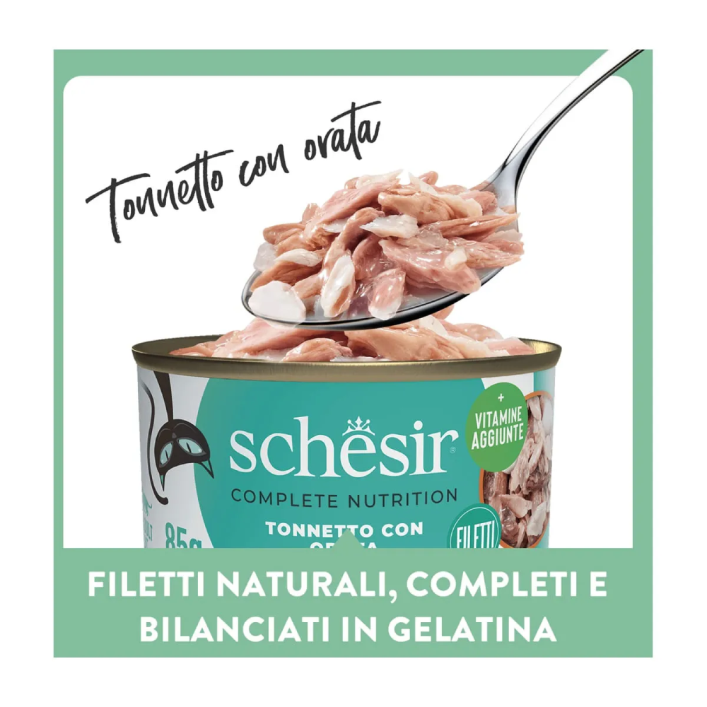 Schesir Cat Tonnetto orata jelly 6x50g