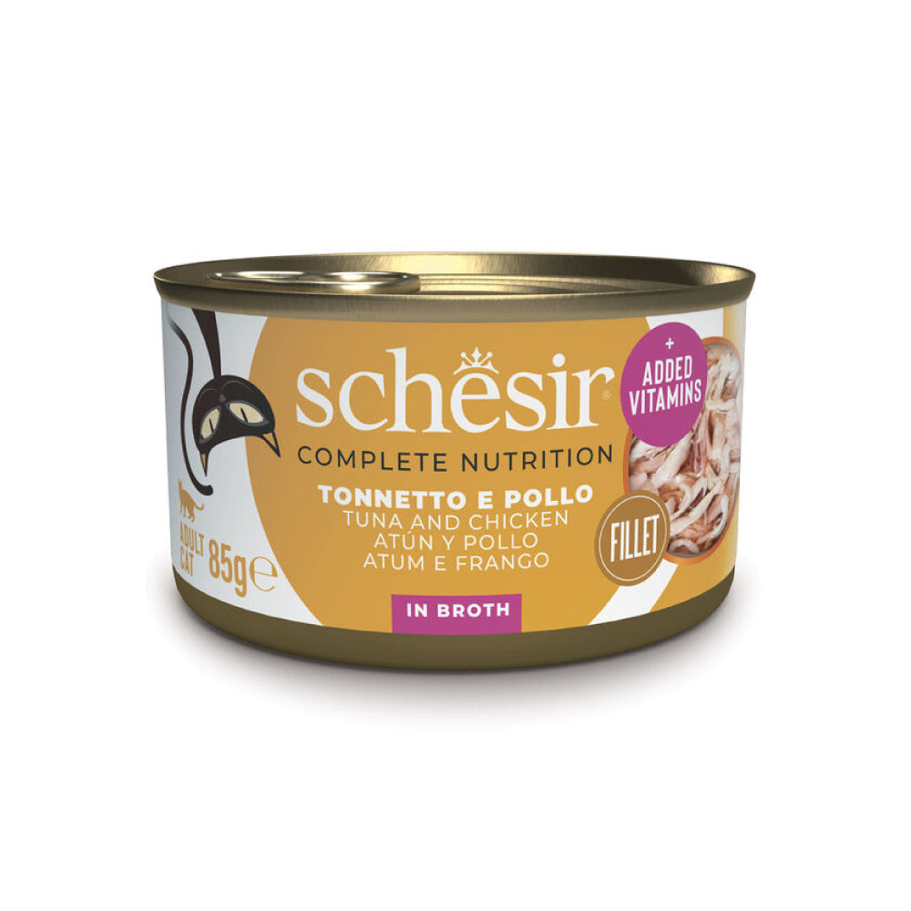 Schesir Cat Tonnetto pollo brodo 85g