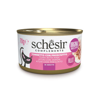 Schesir Cat Tonnetto prosciutto brodo 70g