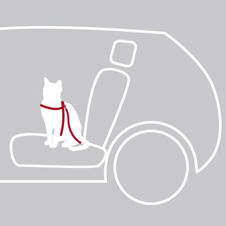 Trixie Pettorina auto per gatti - happy4pets.it