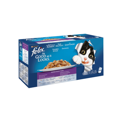 Felix Le Ghiottonerie Multipack 44X100g - happy4pets.it 