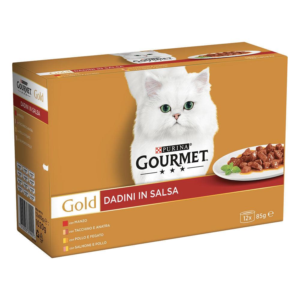 Gourmet Gold Dadini in Salsa 12x85 g - happy4pets.it