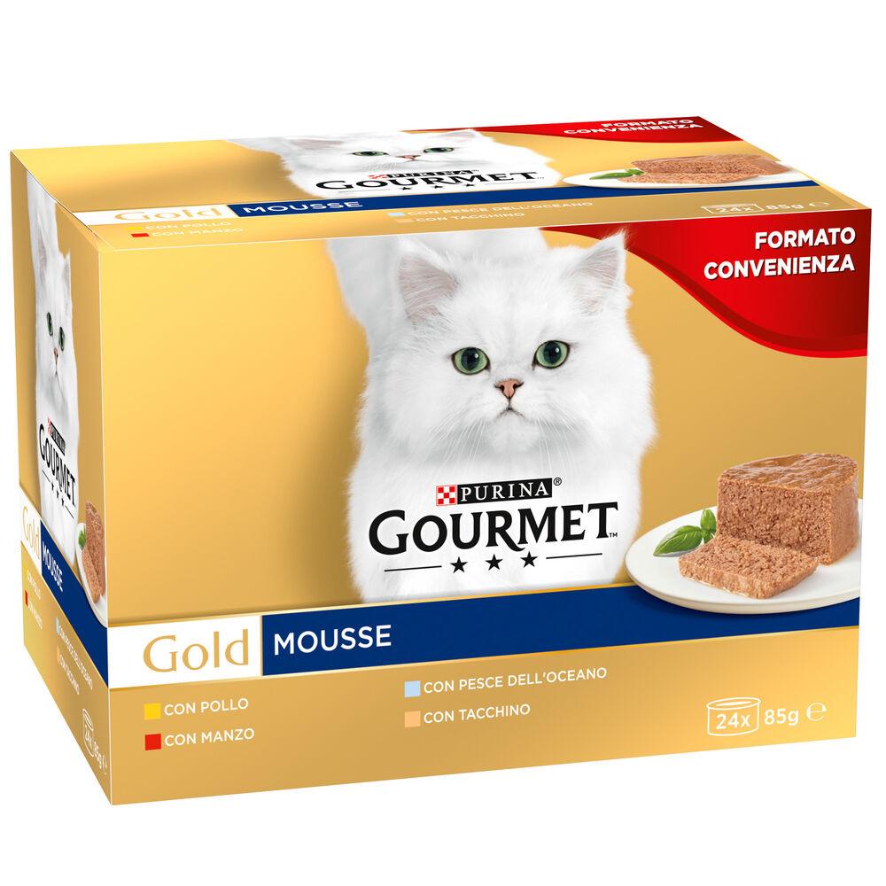 Gourmet Gold Mousse 24x85 g - happy4pets.it