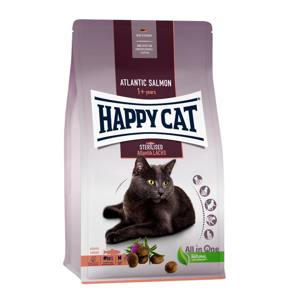 Happy Cat Sterilised Salmone - happy4pets.it