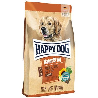 Happy Dog NaturCroq Manzo Riso - happy4pets.it