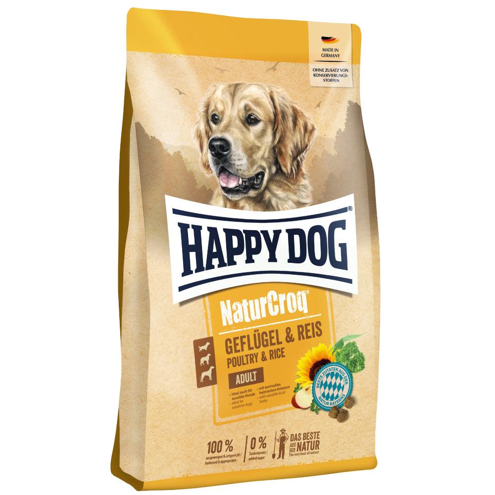 Happy Dog NaturCroq Pollame Riso - happy4pets.it