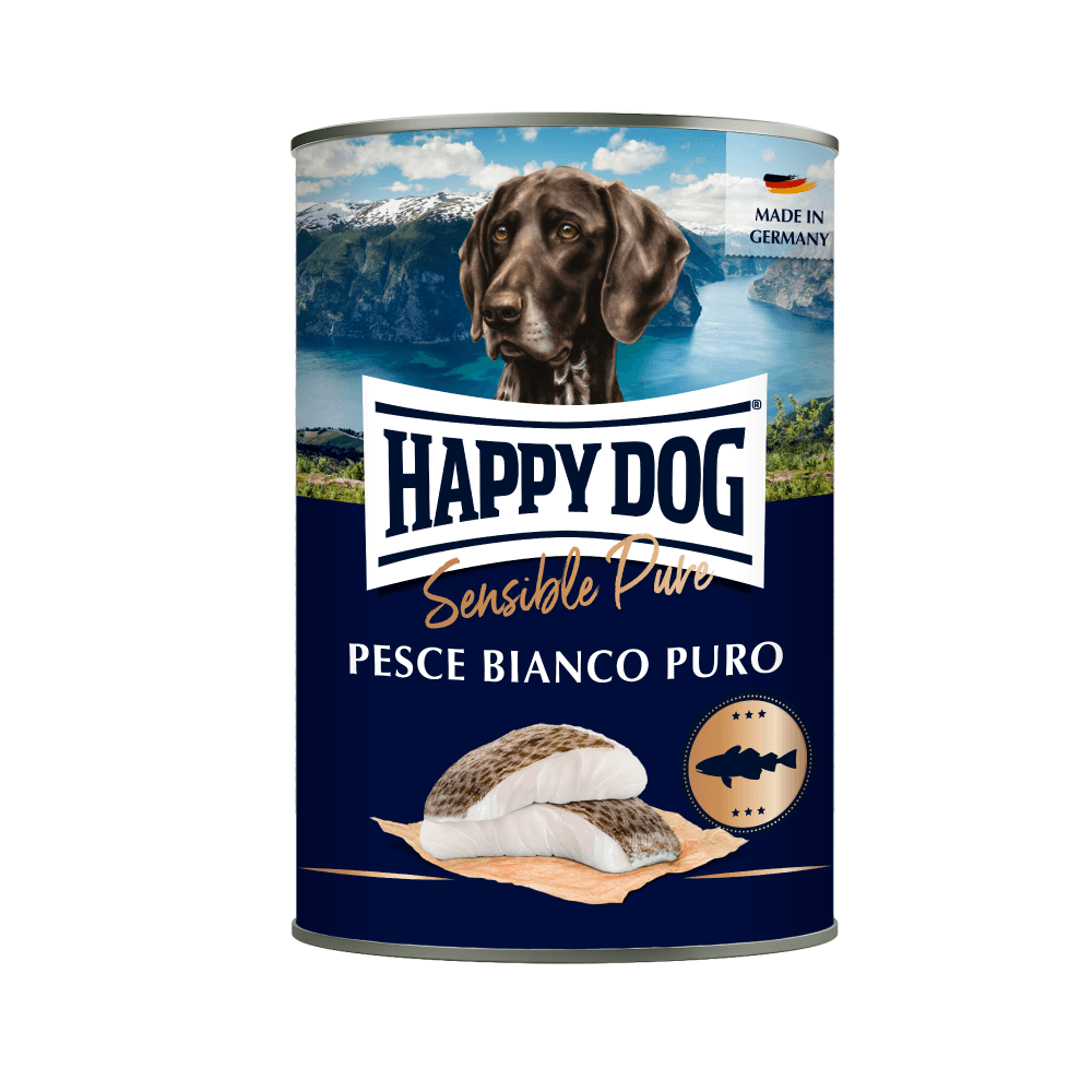 Happy Dog Sensible Pure Pesce Bianco - happy4pets.it