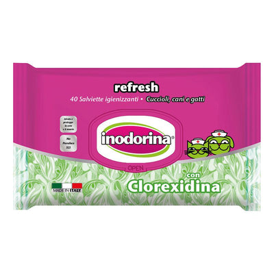 Inodorina Salviette con clorexidina - happy4pets.it
