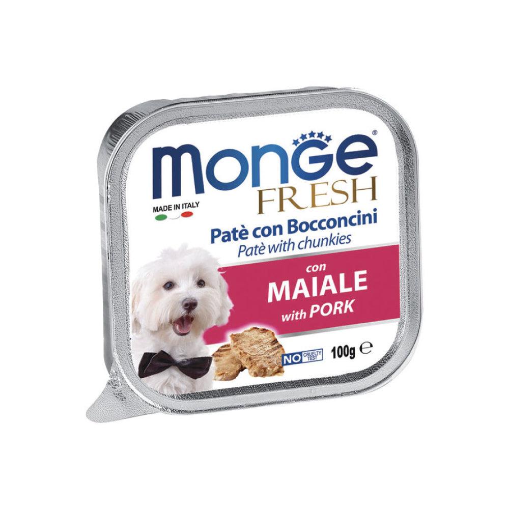 Monge Fresh Paté Maiale 100g - happy4pets.it