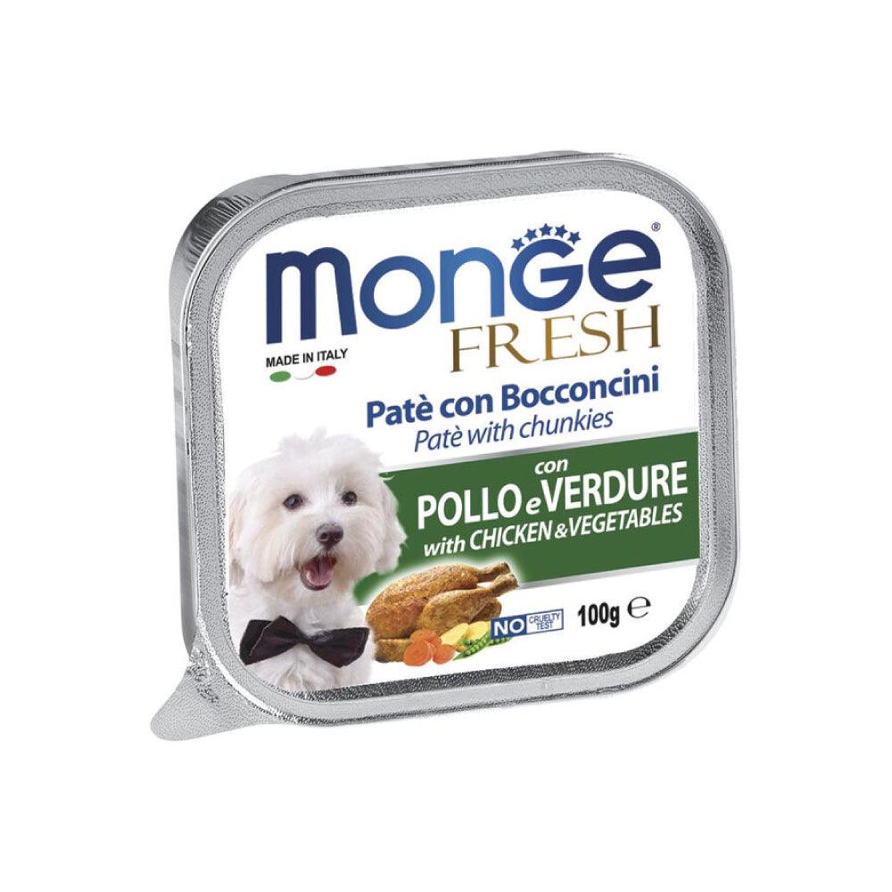 Monge Fresh Paté Pollo 100g - happy4pets.it